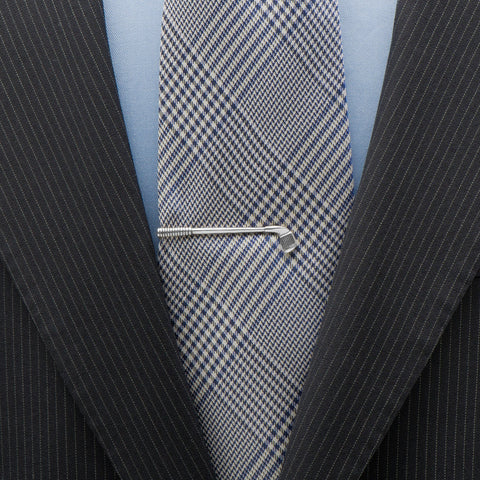 Golf Club Tie Clip – Stylish Men's Fashion Clip With Hinge Back Closure