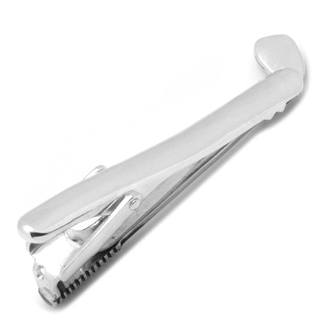 Golf Club Tie Clip – Stylish Men's Fashion Clip With Hinge Back Closure