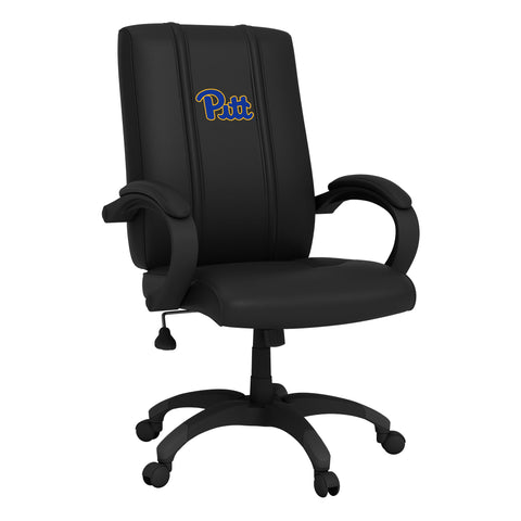 Office Chair 1000 with Pittsburgh Panthers Logo Collegiate Furniture Zipchair   