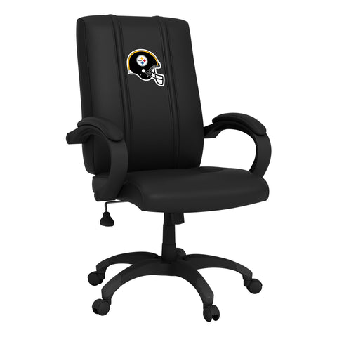 Office Chair 1000 with  Pittsburgh Steelers Helmet Logo NFL Furniture Zipchair   