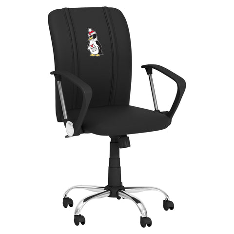 Curve Task Chair with Youngstown State Penguins Logo Collegiate Furniture Zipchair   