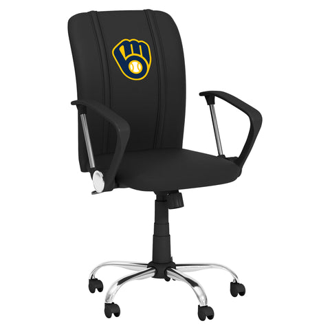 Curve Task Chair with Milwaukee Brewers Alternate Logo