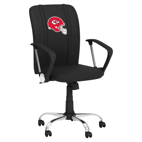 Curve Task Chair with  Kansas City Chiefs Helmet Logo