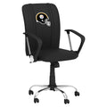 Curve Task Chair with  Pittsburgh Steelers Helmet Logo NFL Furniture Zipchair   