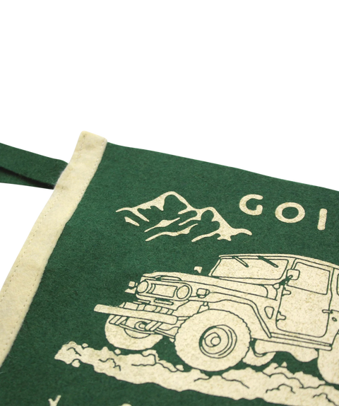 Going to the Mountains is Going Home Vintage Inspired Pennant Vintage Inspired Pennant Oxford Pennant   