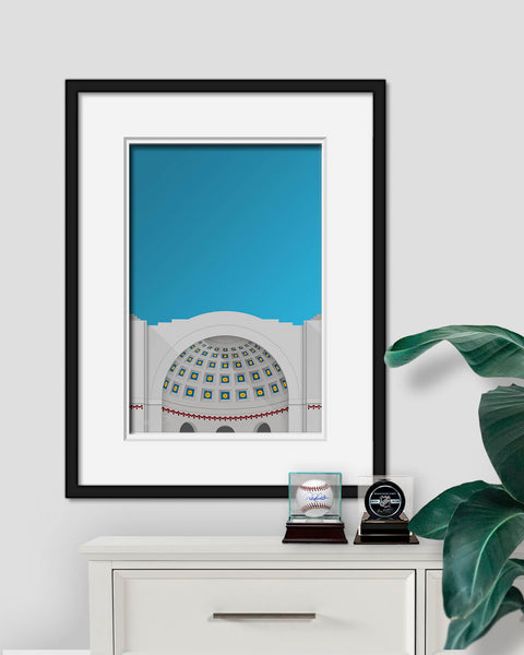 Minimalist Ohio Stadium Art Print