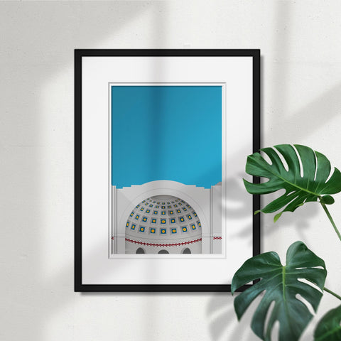 Minimalist Ohio Stadium Art Print