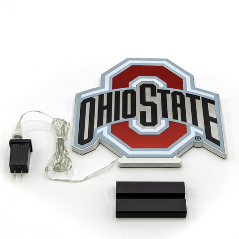 NCAA LED Infinity Logo Light - Ohio State Buckeyes