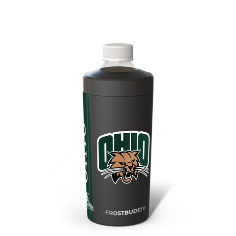 Ohio Bobcats Universal Can Cooler – Insulated Drink Holder With Patent Pending Technology
