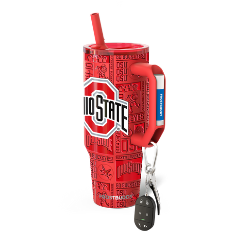 Thicc Buddy Mug – Ohio State Buckeyes 40oz Insulated Travel Mug | Spill Proof Lid