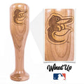 Baltimore Orioles Wined Up® | Baseball Bat Wine Mug MLB Teams - Wined Up Glass Dugout Mugs®   