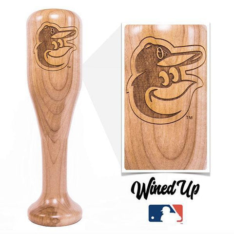 Baltimore Orioles Wined Up® | Baseball Bat Wine Mug MLB Teams - Wined Up Glass Dugout Mugs®   