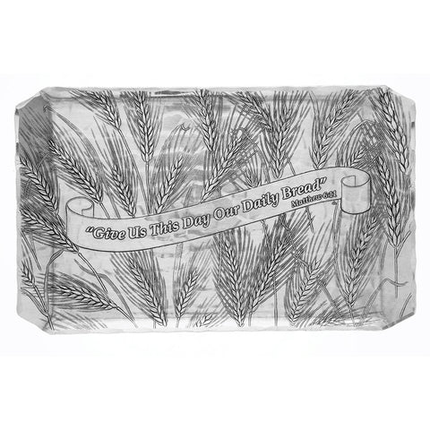 Butler Tray - Wendell August Forge Small Serving Tray With Engraved Daily Bread Design