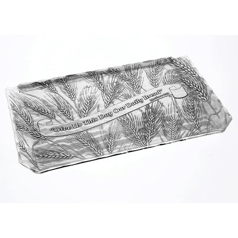 Butler Tray - Wendell August Forge Small Serving Tray With Engraved Daily Bread Design