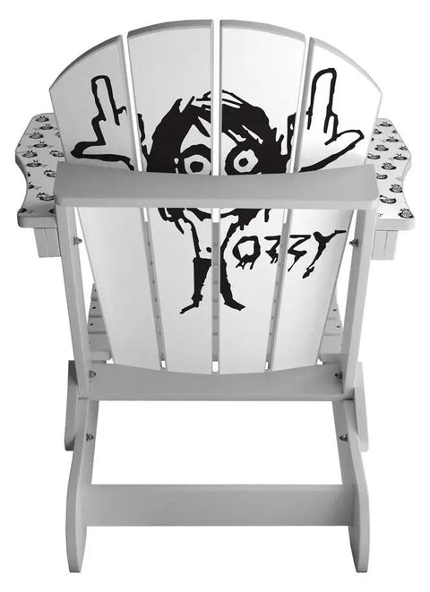 Ozzy Osbourne Cartoon Adirondack Chair - Officially Licensed Entertainment Series Chair mycustomsportschair   