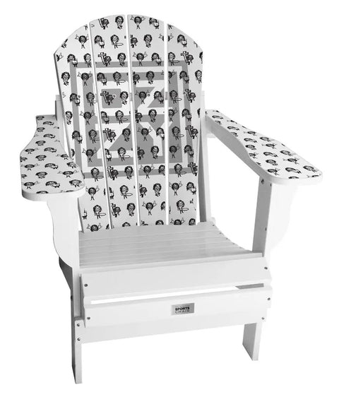 Ozzy Osbourne Cartoon Adirondack Chair - Officially Licensed Entertainment Series Chair mycustomsportschair   