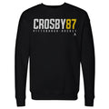 Pittsburgh Penguins Sidney Crosby Men's Crewneck Sweatshirt Men's Crewneck Sweatshirt 500 LEVEL Black S Men's Crewneck Sweatshirt