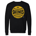 Pittsburgh Pirates Paul Skenes Men's Crewneck Sweatshirt Men's Crewneck Sweatshirt 500 LEVEL Black S Men's Crewneck Sweatshirt