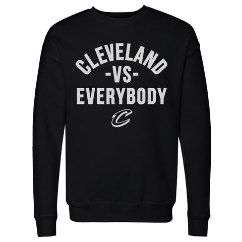 Cleveland Cavaliers Sweatshirt - Long Sleeve Crewneck Midweight Cotton Blend
