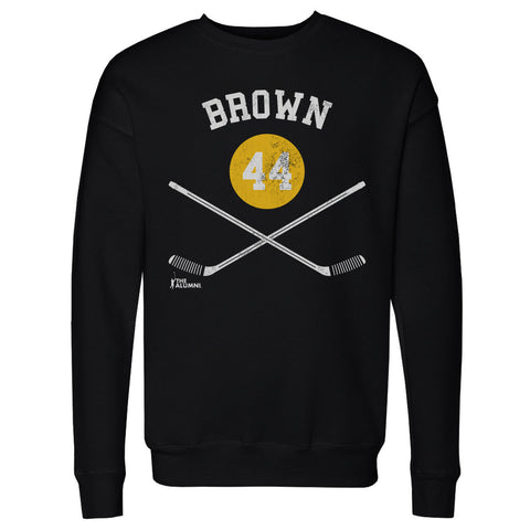 Rob Brown Pittsburgh 44 Sticks  Men's Crewneck Sweatshirt Men's Crewneck Sweatshirt 500 LEVEL   