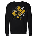 Pittsburgh Penguins Sidney Crosby Men's Crewneck Sweatshirt Men's Crewneck Sweatshirt 500 LEVEL Black S Men's Crewneck Sweatshirt