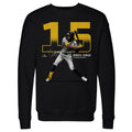 Pittsburgh Pirates Oneil Cruz Men's Crewneck Sweatshirt Men's Crewneck Sweatshirt 500 LEVEL Black S Men's Crewneck Sweatshirt