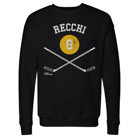 Mark Recchi Pittsburgh 8 Sticks  Men's Crewneck Sweatshirt Men's Crewneck Sweatshirt 500 LEVEL   