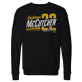 Pittsburgh Pirates Andrew McCutchen Men's Crewneck Sweatshirt Men's Crewneck Sweatshirt 500 LEVEL Black S Men's Crewneck Sweatshirt