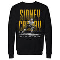 Pittsburgh Penguins Sidney Crosby Men's Crewneck Sweatshirt Men's Crewneck Sweatshirt 500 LEVEL Black S Men's Crewneck Sweatshirt