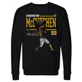 Pittsburgh Pirates Andrew McCutchen Men's Crewneck Sweatshirt Men's Crewneck Sweatshirt 500 LEVEL Black S Men's Crewneck Sweatshirt