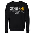 Pittsburgh Pirates Paul Skenes Men's Crewneck Sweatshirt Men's Crewneck Sweatshirt 500 LEVEL Black S Men's Crewneck Sweatshirt