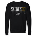 Pittsburgh Pirates Paul Skenes Men's Crewneck Sweatshirt Men's Crewneck Sweatshirt 500 LEVEL Black S Men's Crewneck Sweatshirt