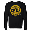 Pittsburgh Pirates Oneil Cruz Men's Crewneck Sweatshirt Men's Crewneck Sweatshirt 500 LEVEL Black S Men's Crewneck Sweatshirt