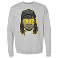 Pittsburgh Pirates Oneil Cruz Men's Crewneck Sweatshirt Men's Crewneck Sweatshirt 500 LEVEL Heather Gray S Men's Crewneck Sweatshirt