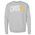 Pittsburgh Penguins Sidney Crosby Men's Crewneck Sweatshirt Men's Crewneck Sweatshirt 500 LEVEL Heather Gray S Men's Crewneck Sweatshirt