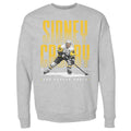 Pittsburgh Penguins Sidney Crosby Men's Crewneck Sweatshirt Men's Crewneck Sweatshirt 500 LEVEL Heather Gray S Men's Crewneck Sweatshirt