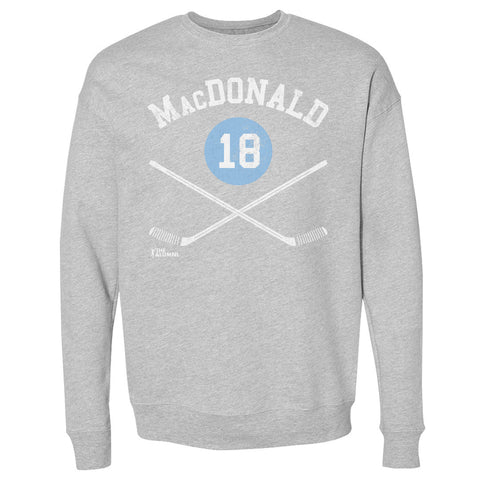 Lowell MacDonald Pittsburgh 18 Sticks  Men's Crewneck Sweatshirt Men's Crewneck Sweatshirt 500 LEVEL   