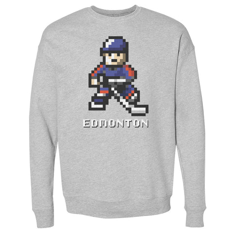 Edmonton Hockey 8-bit WHT