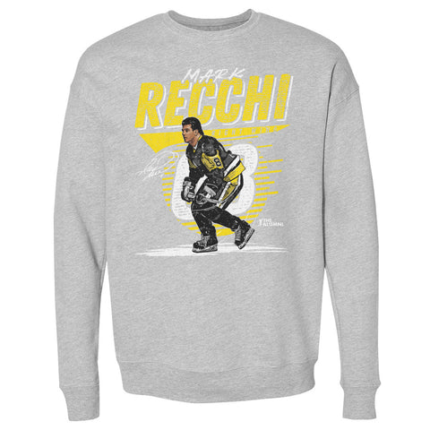 Mark Recchi Pittsburgh Comet  Men's Crewneck Sweatshirt Men's Crewneck Sweatshirt 500 LEVEL   