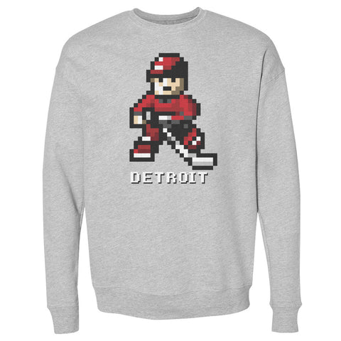 Detroit Hockey 8-bit WHT