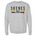 Pittsburgh Pirates Paul Skenes Men's Crewneck Sweatshirt Men's Crewneck Sweatshirt 500 LEVEL Heather Gray S Men's Crewneck Sweatshirt