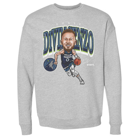 Donte DiVincenzo Minnesota Timberwolves Cartoon NBA WHT