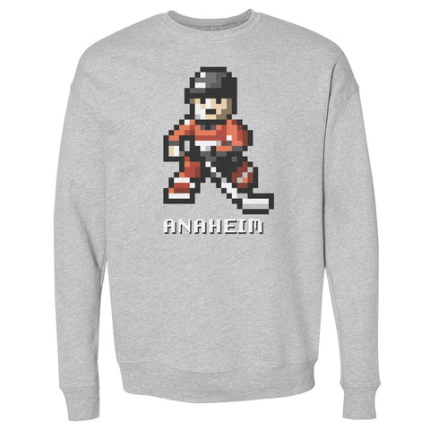 Anaheim Hockey 8-bit WHT