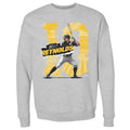 Pittsburgh Pirates Bryan Reynolds Men's Crewneck Sweatshirt Men's Crewneck Sweatshirt 500 LEVEL Heather Gray S Men's Crewneck Sweatshirt