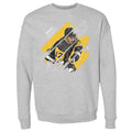 Pittsburgh Penguins Bryan Rust Men's Crewneck Sweatshirt Men's Crewneck Sweatshirt 500 LEVEL Heather Gray S Men's Crewneck Sweatshirt