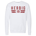 Nick Herbig College Font Men's Crewneck Sweatshirt Men's Crewneck Sweatshirt 500 LEVEL   