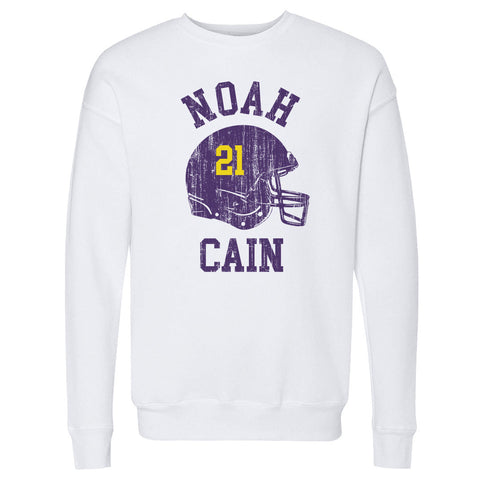 Noah Cain College Helmet Font