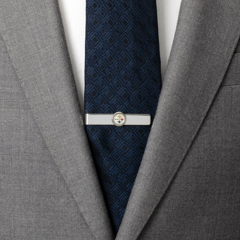 Pittsburgh Steelers Cufflinks and Tie Bar Gift Set
