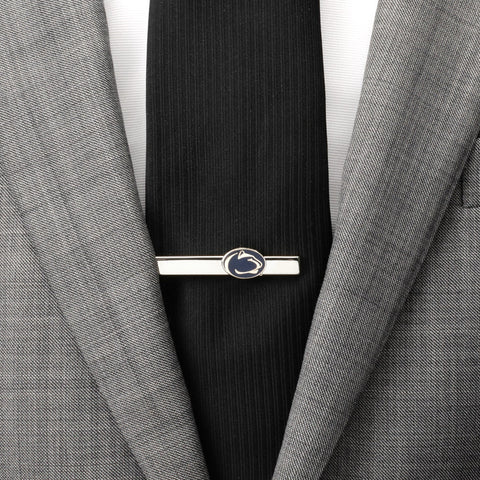 Penn State Tie Clip – Silver Sliding Nittany Lions Team Logo Accessory