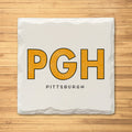 Pittsburgh Iconic Stadium Variety Pack - Ceramic Drink Coasters - 4 Coasters Coasters The Doodle Line